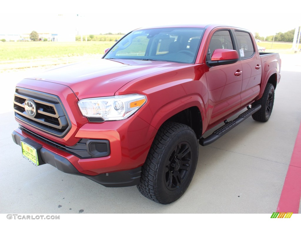 2020 Tacoma TSS Off Road Double Cab - Barcelona Red Metallic / Cement photo #4