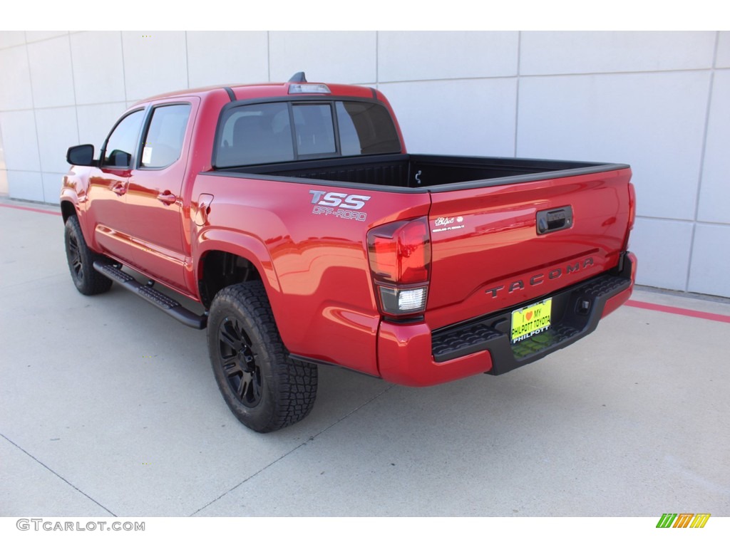 2020 Tacoma TSS Off Road Double Cab - Barcelona Red Metallic / Cement photo #6