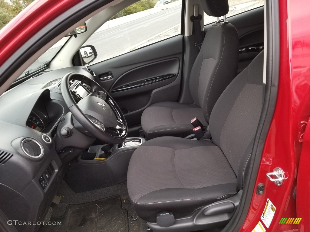 Black Interior 2017 Mitsubishi Mirage SE Photo #139724194