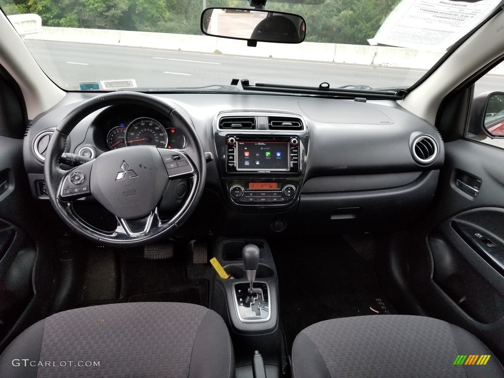 Black Interior 2017 Mitsubishi Mirage SE Photo #139724238