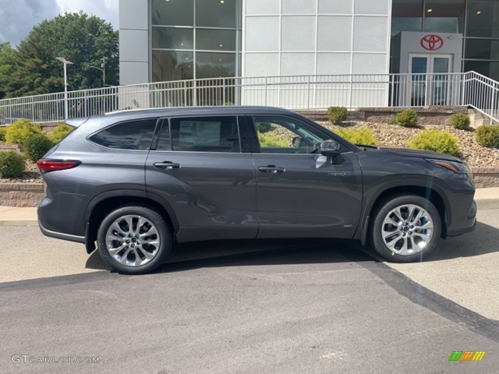 Magnetic Gray Metallic 2021 Toyota Highlander Hybrid Limited AWD Exterior Photo #139724367