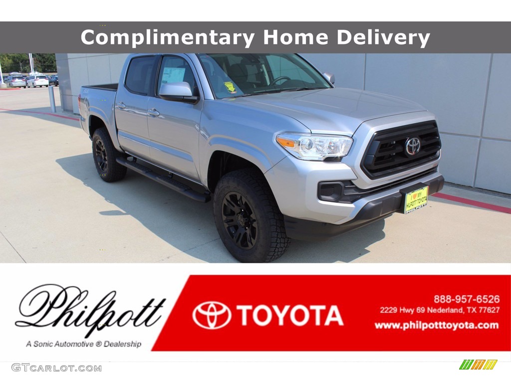 2020 Tacoma TSS Off Road Double Cab - Silver Sky Metallic / Cement photo #1