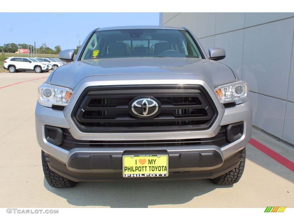 2020 Tacoma TSS Off Road Double Cab - Silver Sky Metallic / Cement photo #3