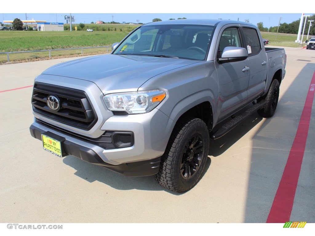 2020 Tacoma TSS Off Road Double Cab - Silver Sky Metallic / Cement photo #4