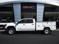 Summit White - Sierra 3500HD Crew Cab 4WD Chassis Utility Truck Photo No. 2