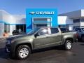 2018 Deepwood Green Metallic Chevrolet Colorado LT Crew Cab 4x4  photo #1