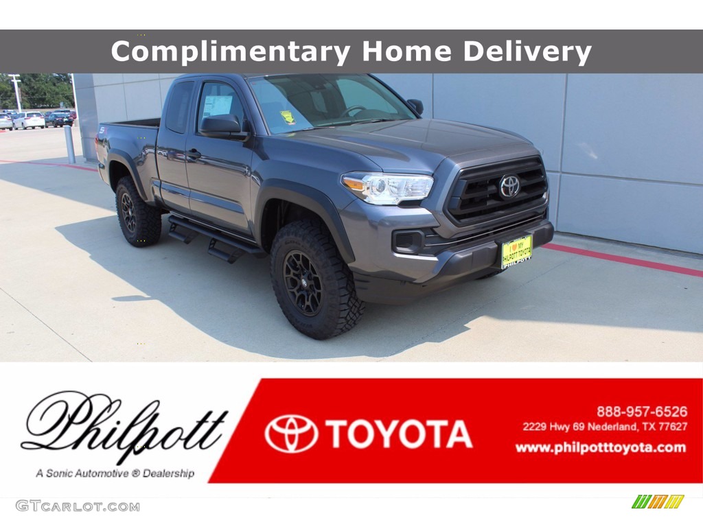 2020 Tacoma SX Access Cab - Magnetic Gray Metallic / Cement photo #1