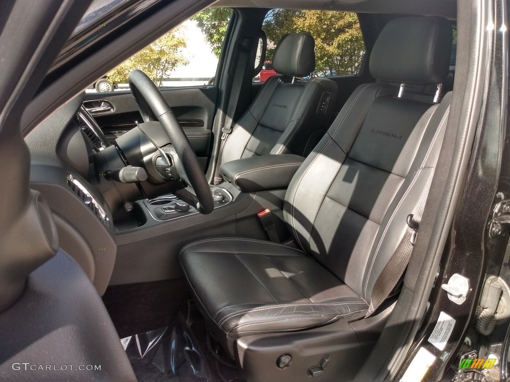 2016 Dodge Durango Citadel Anodized Platinum AWD Front Seat Photo #139726239