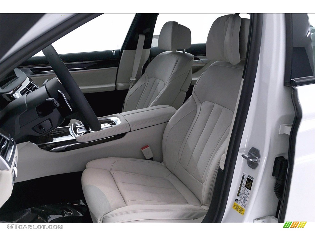 2021 7 Series 740i Sedan - Alpine White / Ivory White/Black photo #9
