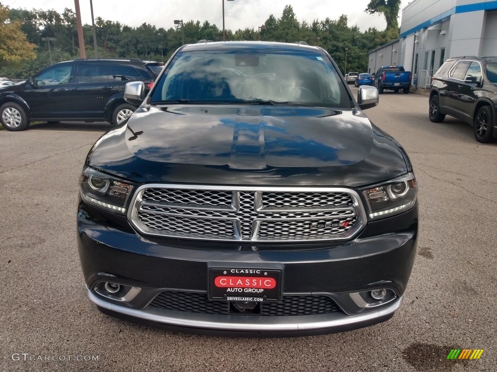 Brilliant Black Crystal Pearl 2016 Dodge Durango Citadel Anodized Platinum AWD Exterior Photo #139726296