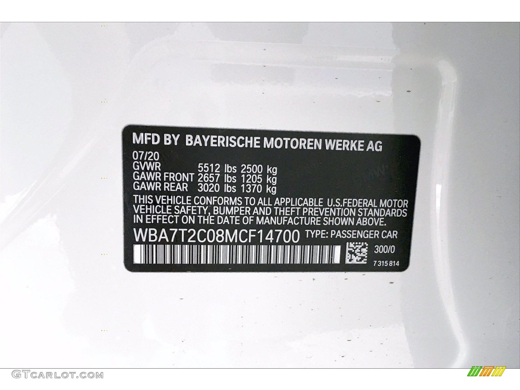 2021 7 Series 740i Sedan - Alpine White / Ivory White/Black photo #18