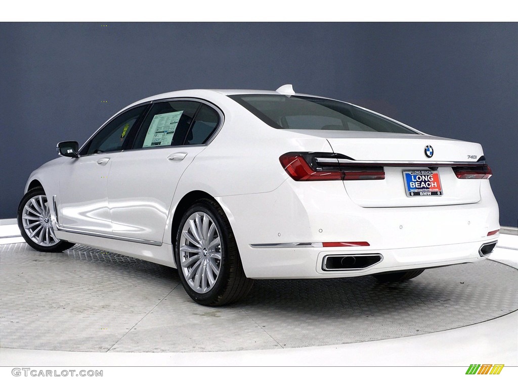 2021 7 Series 740i Sedan - Alpine White / Black photo #3