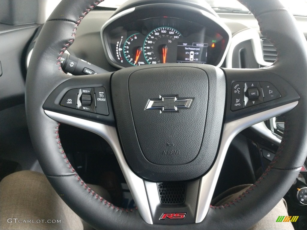 2020 Chevrolet Sonic LT Sedan Jet Black Steering Wheel Photo #139726620