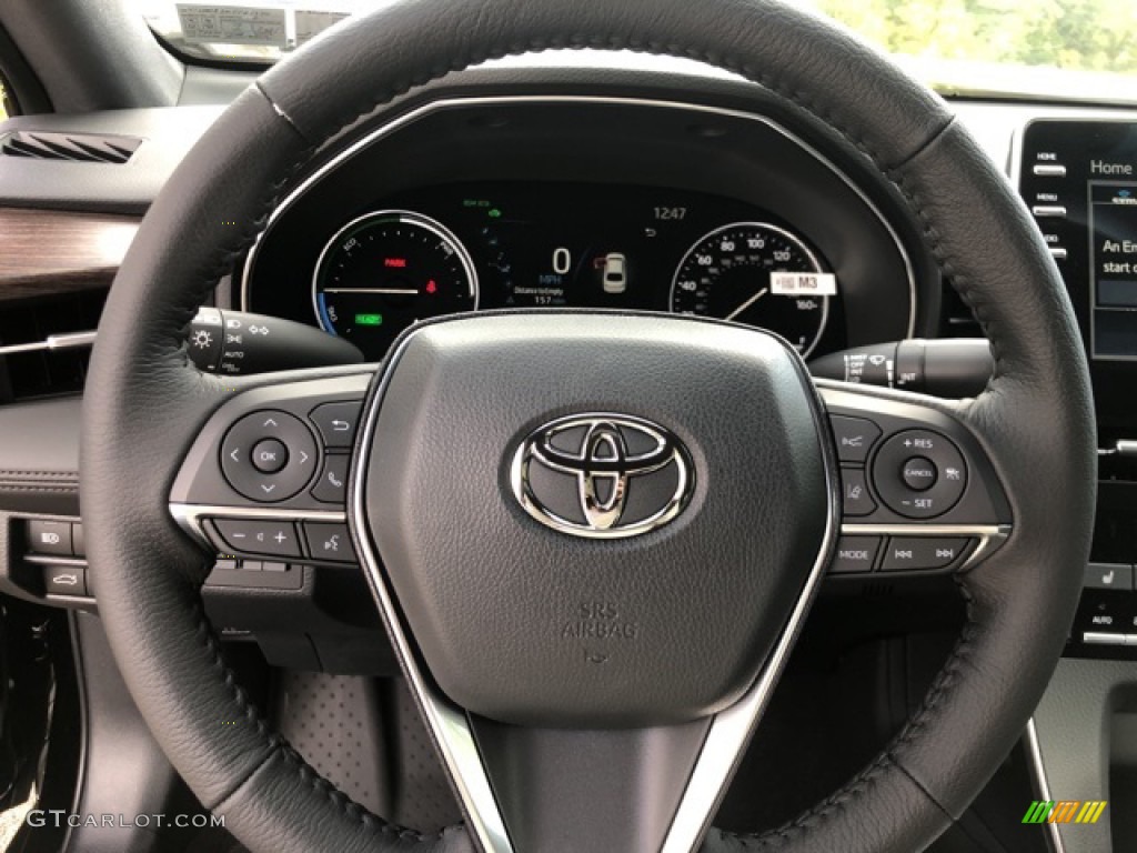 2021 Toyota Avalon Hybrid XLE Black Steering Wheel Photo #139726893