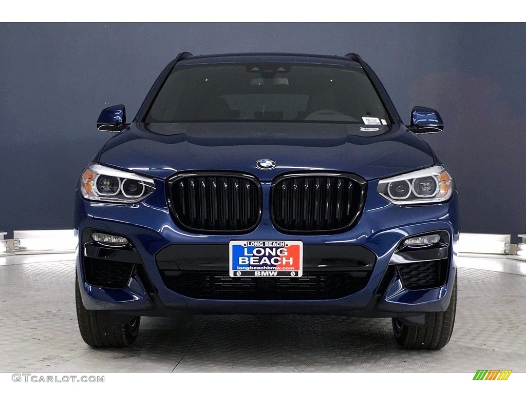 2021 X3 sDrive30i - Phytonic Blue Metallic / Black photo #2
