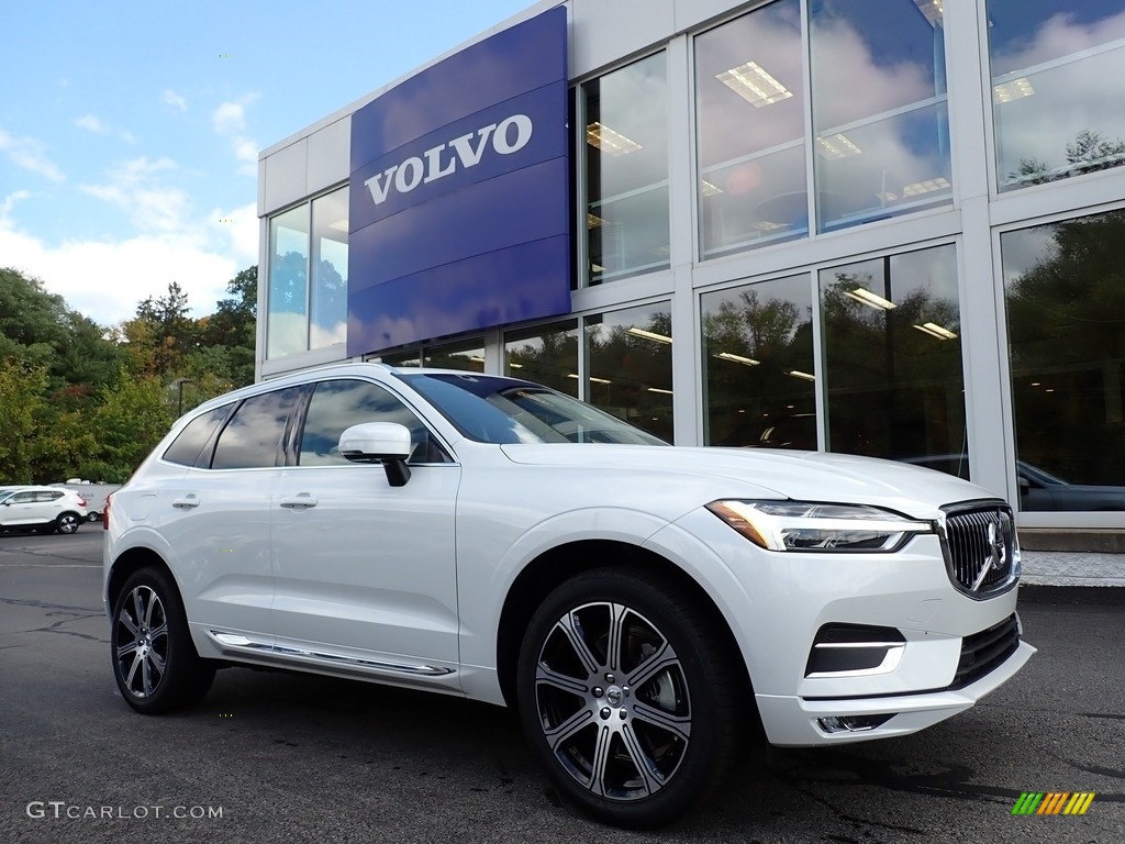 Crystal White Metallic 2021 Volvo XC60 T6 AWD Inscription Exterior Photo #139728867