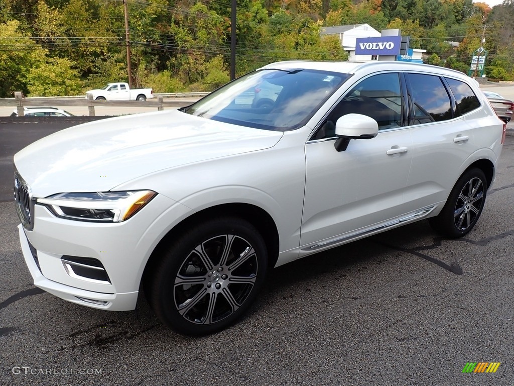 Crystal White Metallic 2021 Volvo XC60 T6 AWD Inscription Exterior Photo #139728978