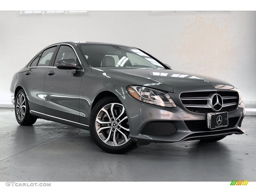 Selenite Grey Metallic 2018 Mercedes-Benz C 300 Sedan Exterior Photo #139729571