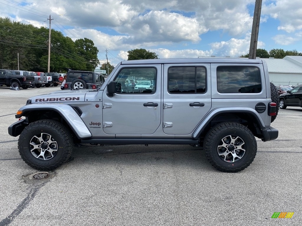 Billet Silver Metallic 2021 Jeep Wrangler Unlimited Rubicon 4x4 Exterior Photo #139729710