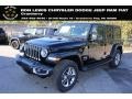 Black 2021 Jeep Wrangler Unlimited Sahara 4x4