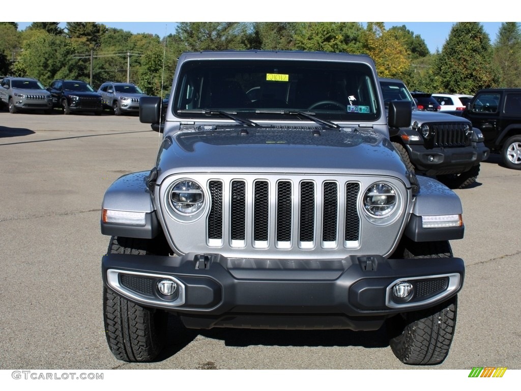2021 Wrangler Unlimited Sahara 4x4 - Billet Silver Metallic / Black photo #2