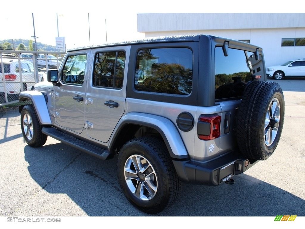 2021 Wrangler Unlimited Sahara 4x4 - Billet Silver Metallic / Black photo #8