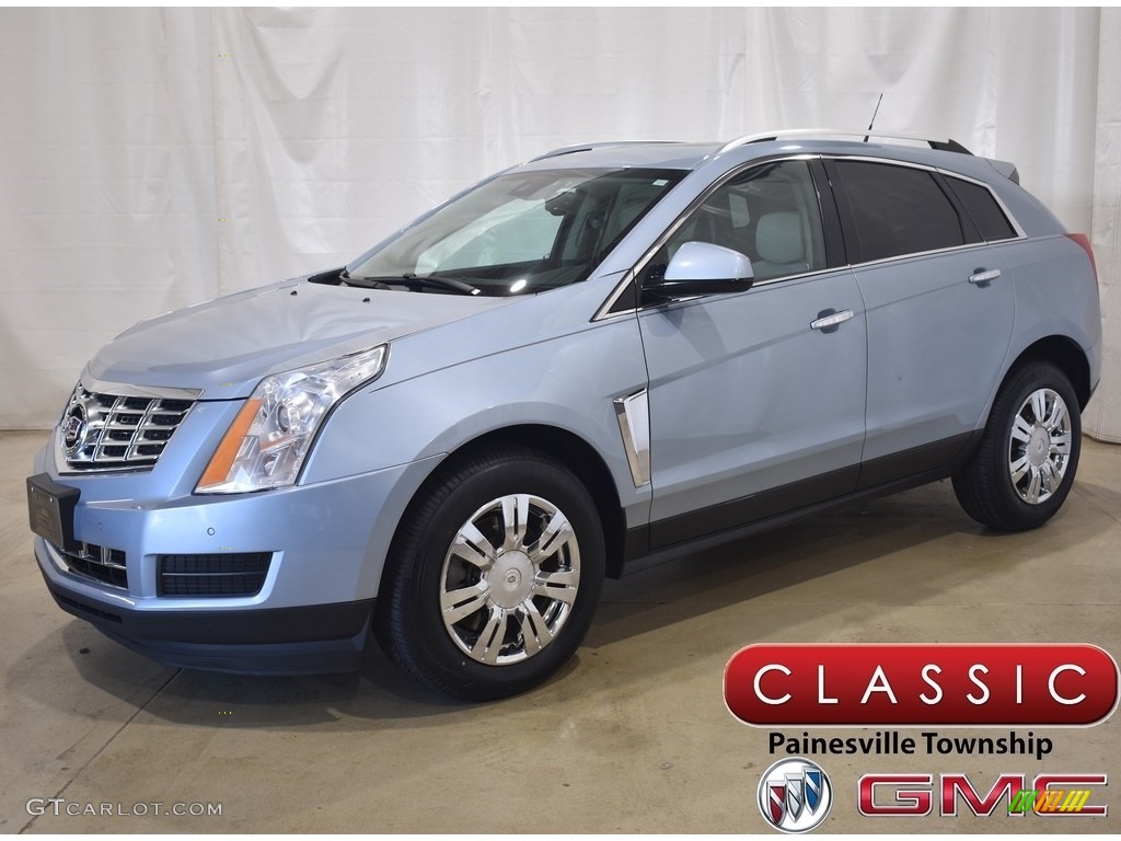 Glacier Blue Metallic Cadillac SRX