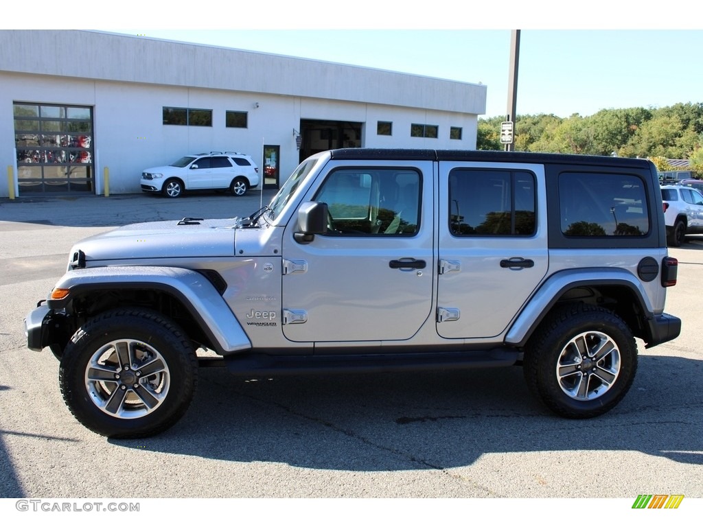 2021 Wrangler Unlimited Sahara 4x4 - Billet Silver Metallic / Black photo #9