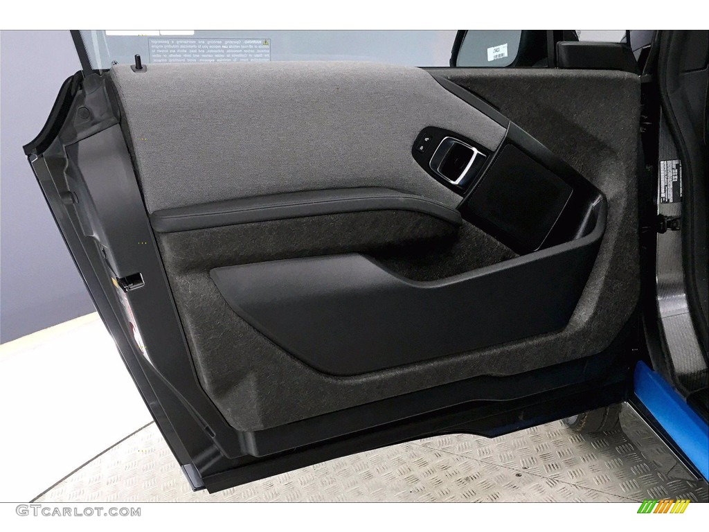 2020 BMW i3 S with Range Extender Deka Dark Door Panel Photo #139730895