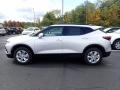 2021 Silver Ice Metallic Chevrolet Blazer LT AWD  photo #3