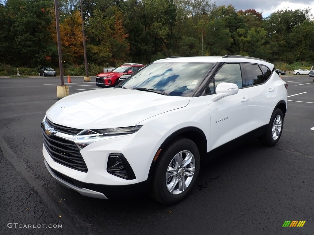 Summit White 2021 Chevrolet Blazer LT AWD Exterior Photo #139731698