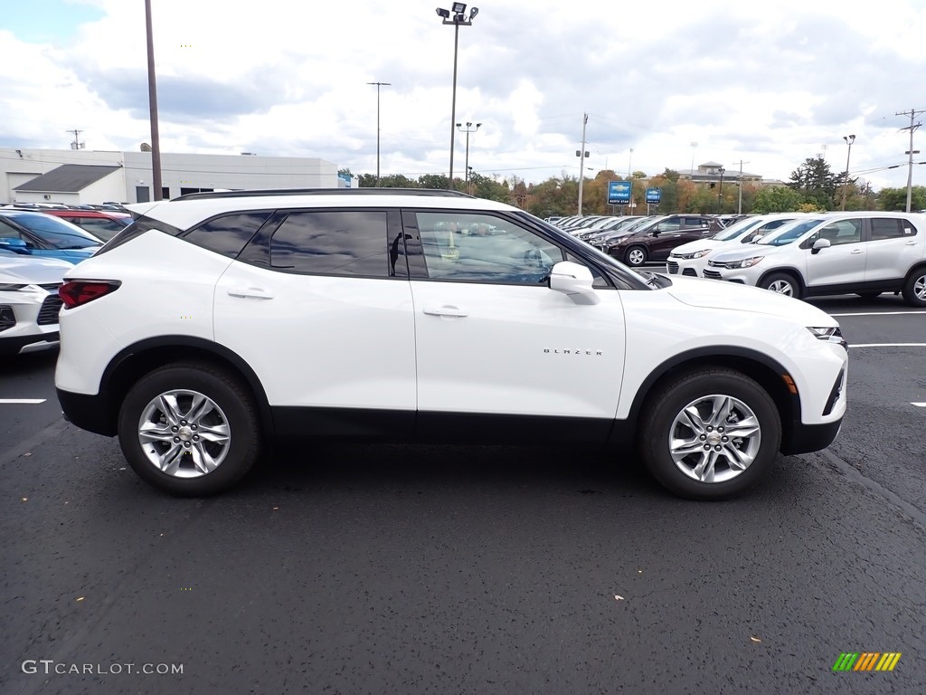 Summit White 2021 Chevrolet Blazer LT AWD Exterior Photo #139731837
