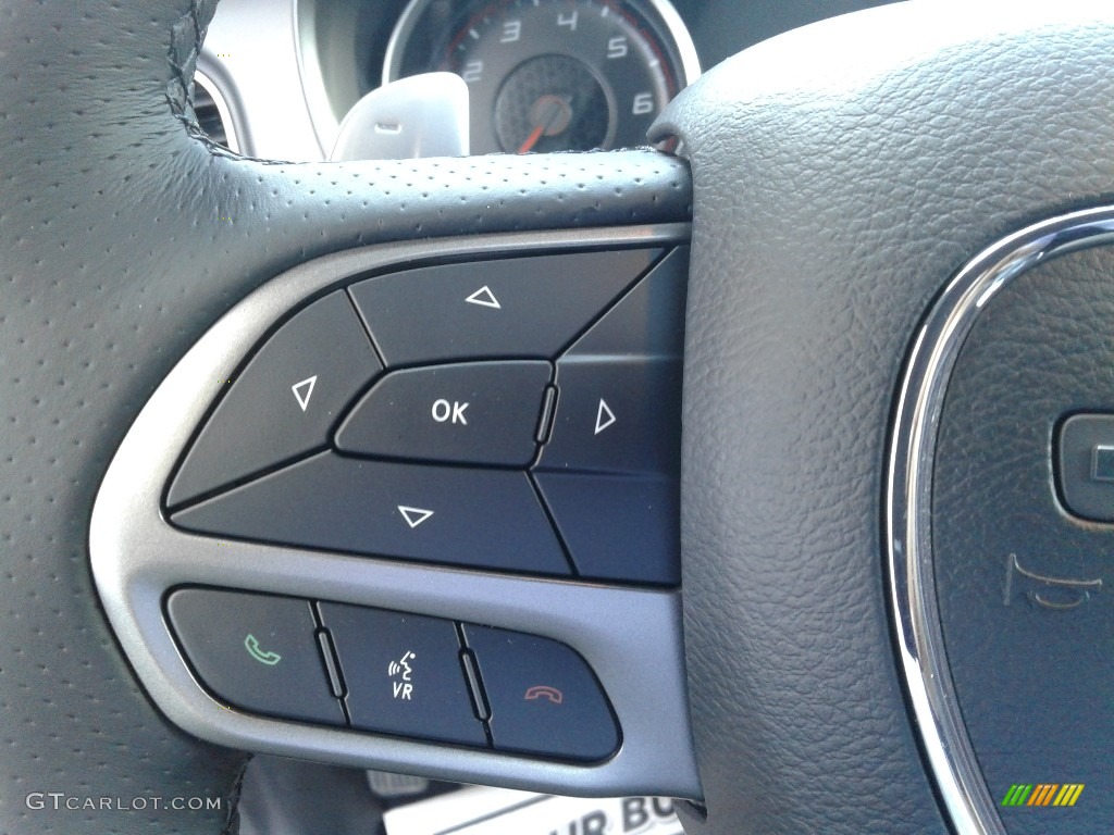 2020 Dodge Charger Scat Pack Black Steering Wheel Photo #139732041