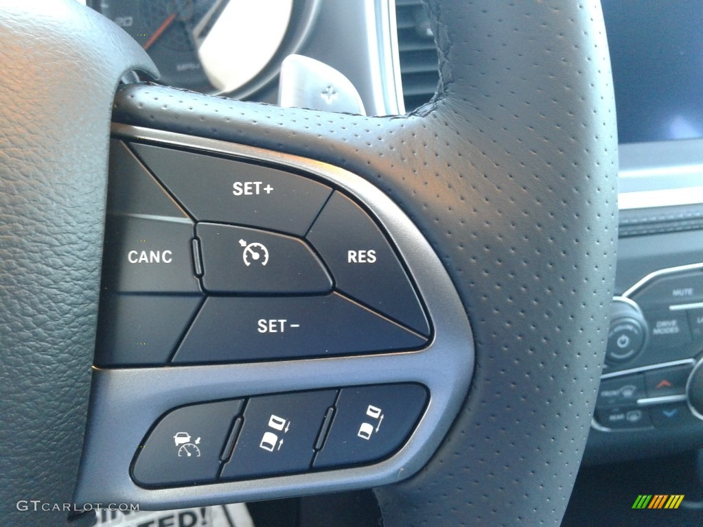 2020 Dodge Charger Scat Pack Black Steering Wheel Photo #139732062