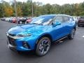 Bright Blue Metallic 2021 Chevrolet Blazer RS AWD Exterior