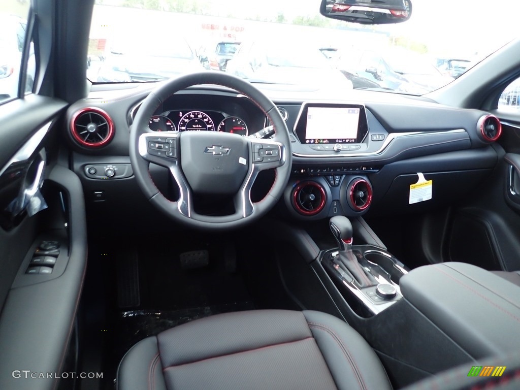 Jet Black Interior 2021 Chevrolet Blazer RS AWD Photo #139732326