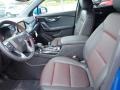 Jet Black Front Seat Photo for 2021 Chevrolet Blazer #139732355