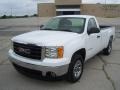 2008 Summit White GMC Sierra 1500 Regular Cab  photo #4