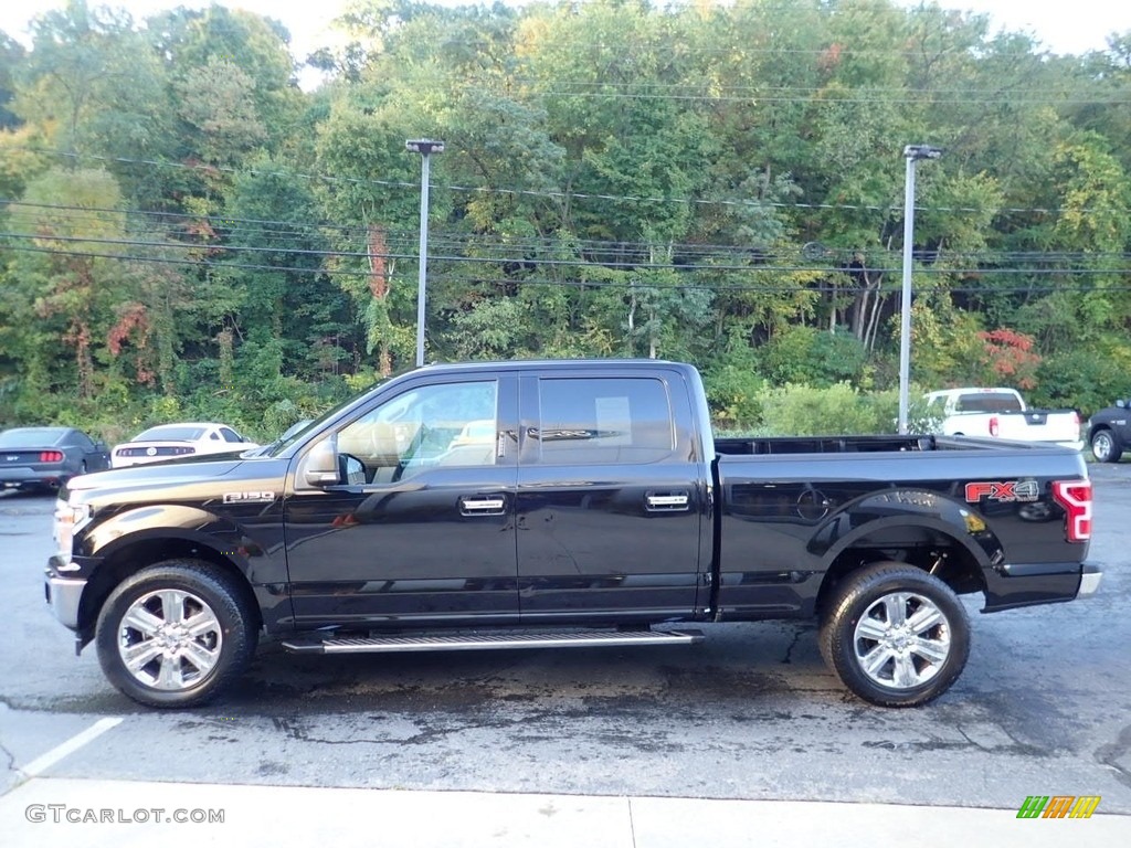 2019 F150 XLT SuperCrew 4x4 - Agate Black / Earth Gray photo #5