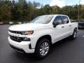 2020 Summit White Chevrolet Silverado 1500 Custom Crew Cab 4x4  photo #1