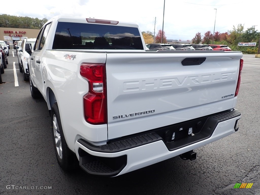 2020 Silverado 1500 Custom Crew Cab 4x4 - Summit White / Jet Black photo #4