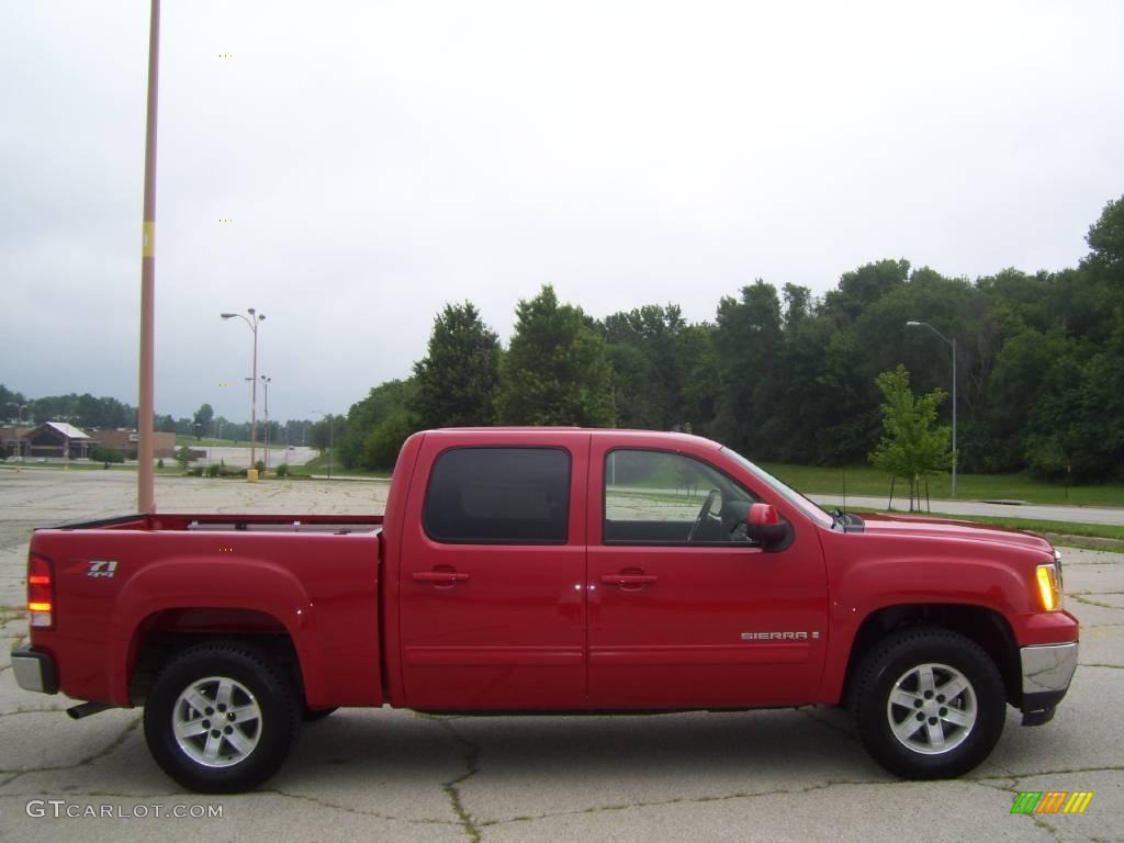 2008 Sierra 1500 SLT Crew Cab 4x4 - Fire Red / Ebony photo #1