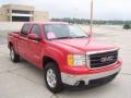 2008 Fire Red GMC Sierra 1500 SLT Crew Cab 4x4  photo #2