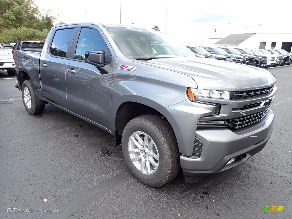 2020 Silverado 1500 RST Crew Cab 4x4 - Satin Steel Metallic / Jet Black photo #8