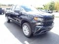 2020 Black Chevrolet Silverado 1500 Custom Double Cab 4x4  photo #8