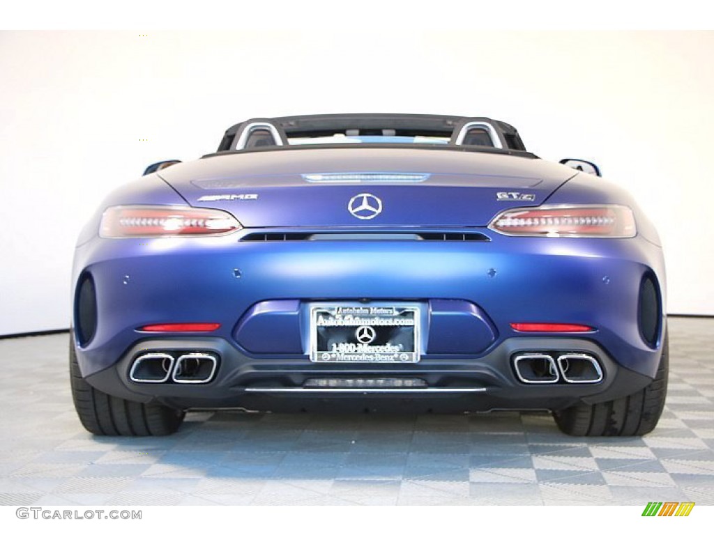 2020 AMG GT C Roadster - designo Brilliant Blue Magno (Matte) / Saddle Brown photo #7