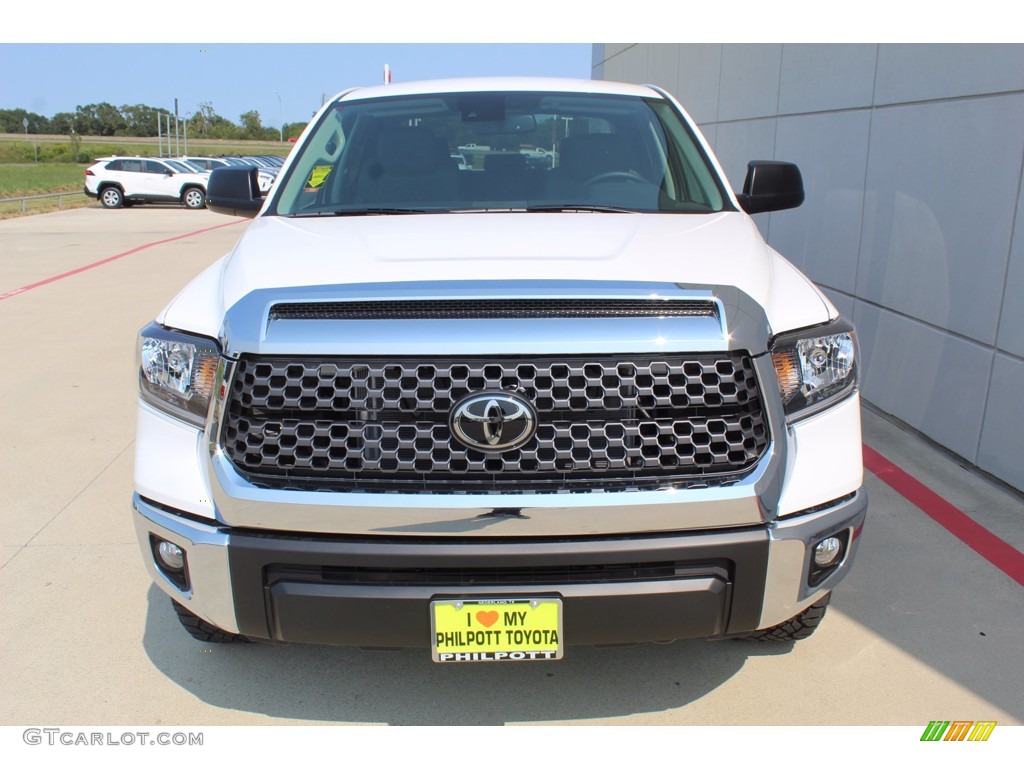 2021 Tundra SR5 CrewMax 4x4 - Super White / Graphite photo #3