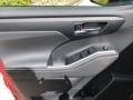 Black 2021 Toyota Highlander Hybrid XLE AWD Door Panel