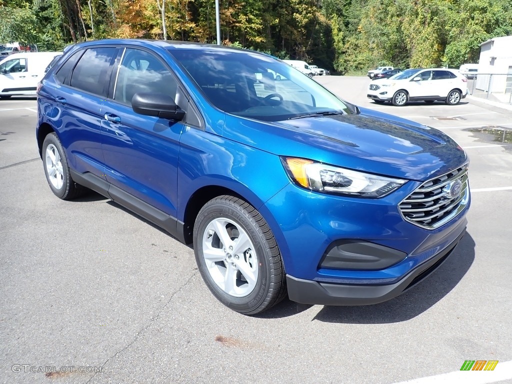 Atlas Blue Metallic 2020 Ford Edge SE AWD Exterior Photo #139735644