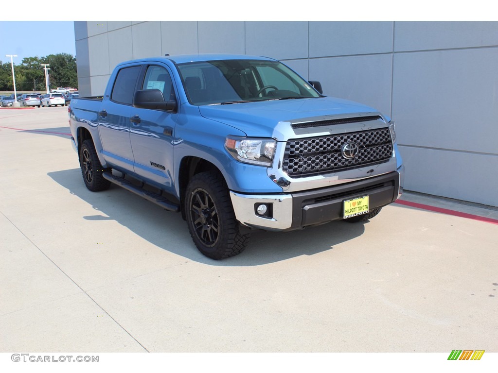 2021 Tundra SR5 CrewMax 4x4 - Cavalry Blue / Black photo #2